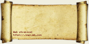 Joakim Škrebić vizit kartica